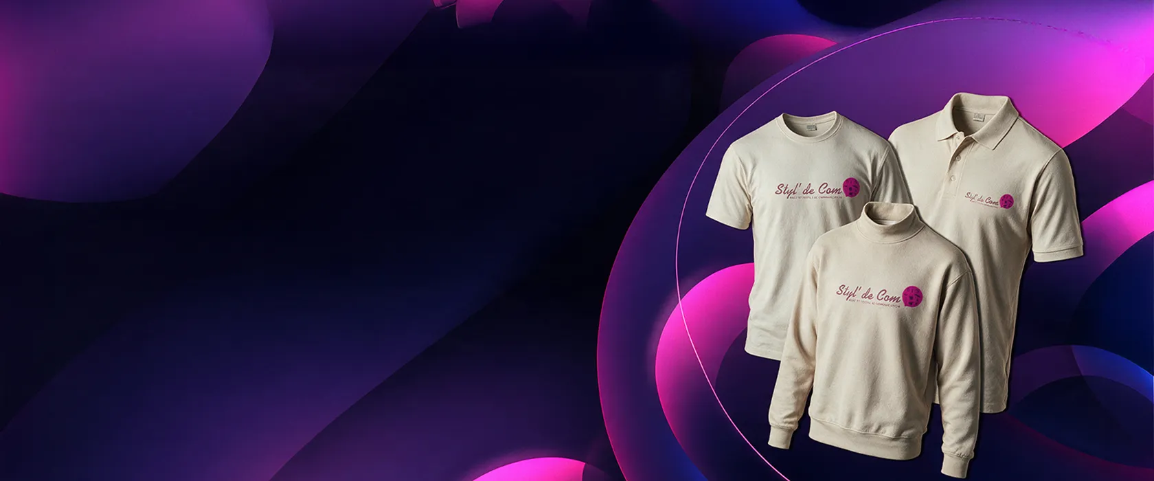 T-shirts personnalisés Styl’ de Com à Bourges, textile publicitaire